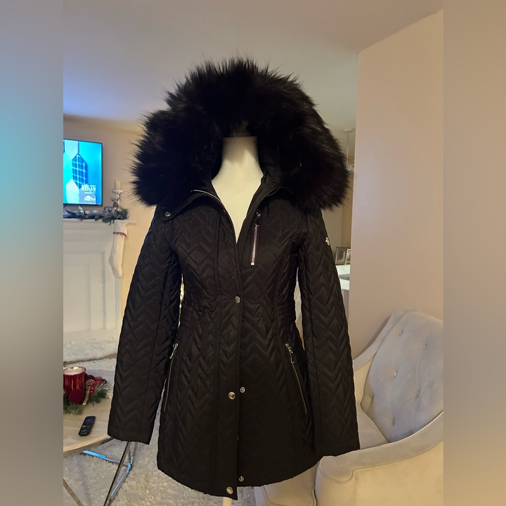 Calvin Klein quilted coat new!